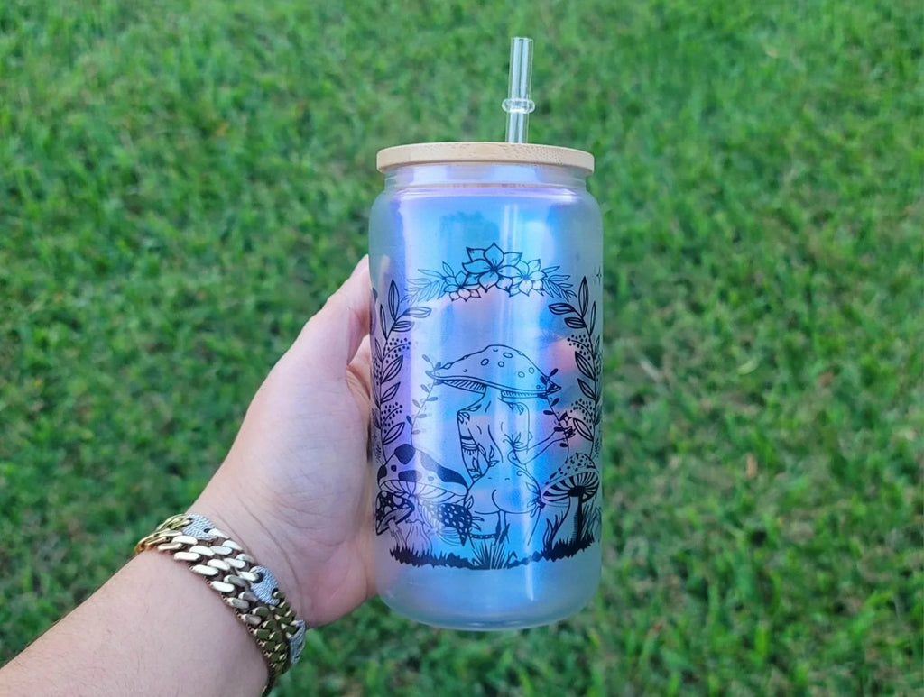 Mushroom Beer Can Glass L67777