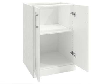 White 2-Door Home Bar Cabinet K9930