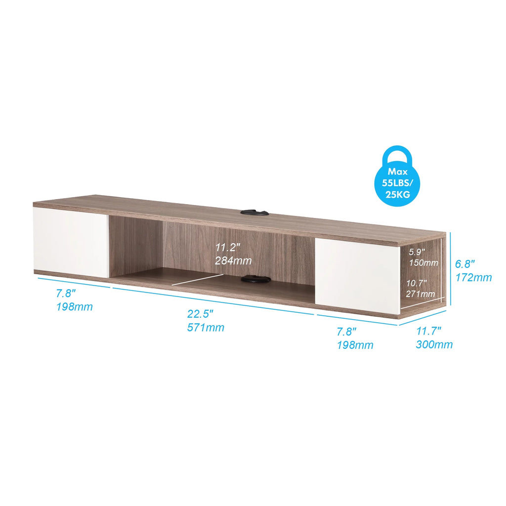 White Floating TV Stand K97932