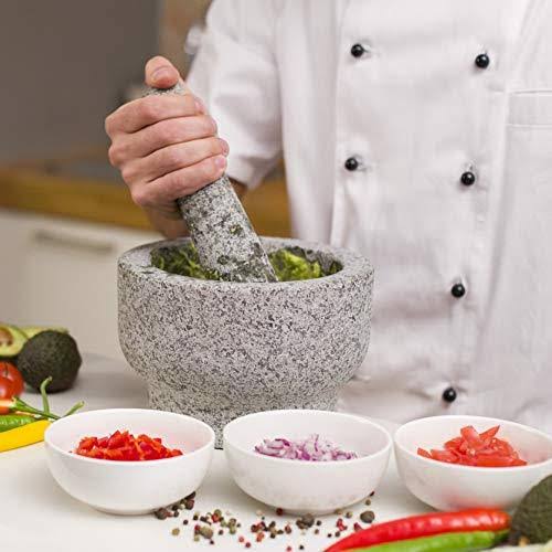 8 inch 5 Cup-Capacity Mortar and Pestle Set R3599