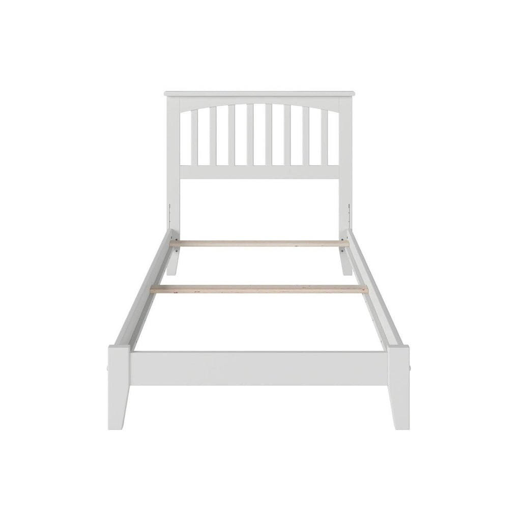White Twin Mission Bed B765342
