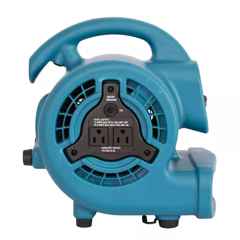 600 CFM 3-Speed Air Mover Utility Blower Fan F5580