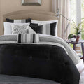 Black 7-Piece Comforter Set H5908