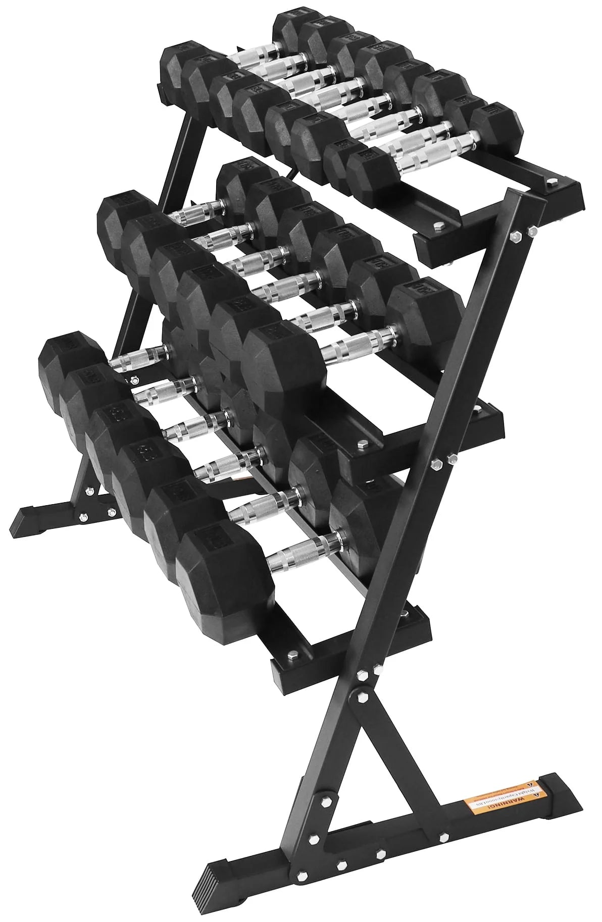 150 LB Dumbbell Set with A-Frame Rack S8905