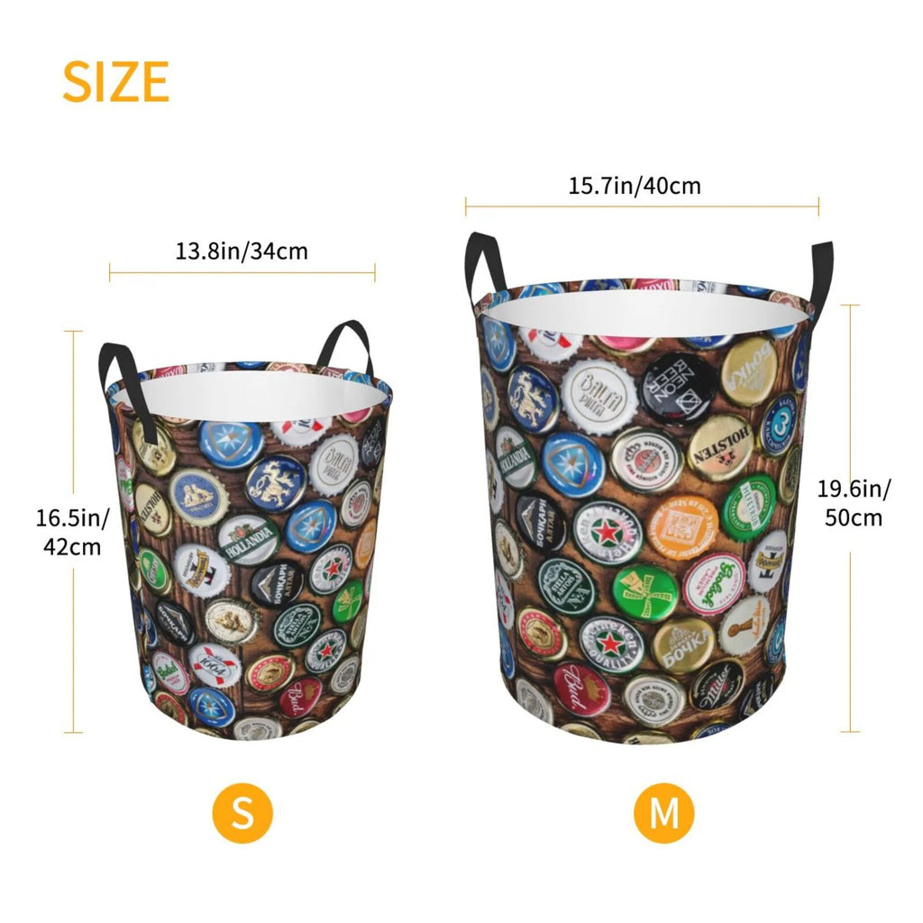 Laundry Hamper with Handles Round Laundry Basket P51933