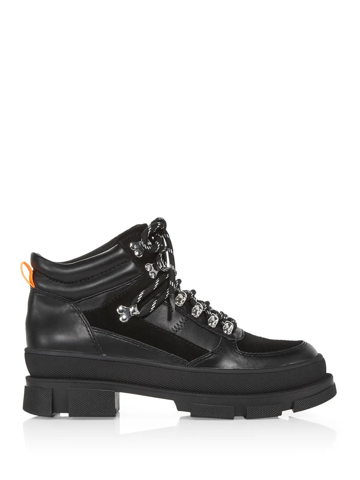 Black Platform Lace-Up Hiking Boots G119