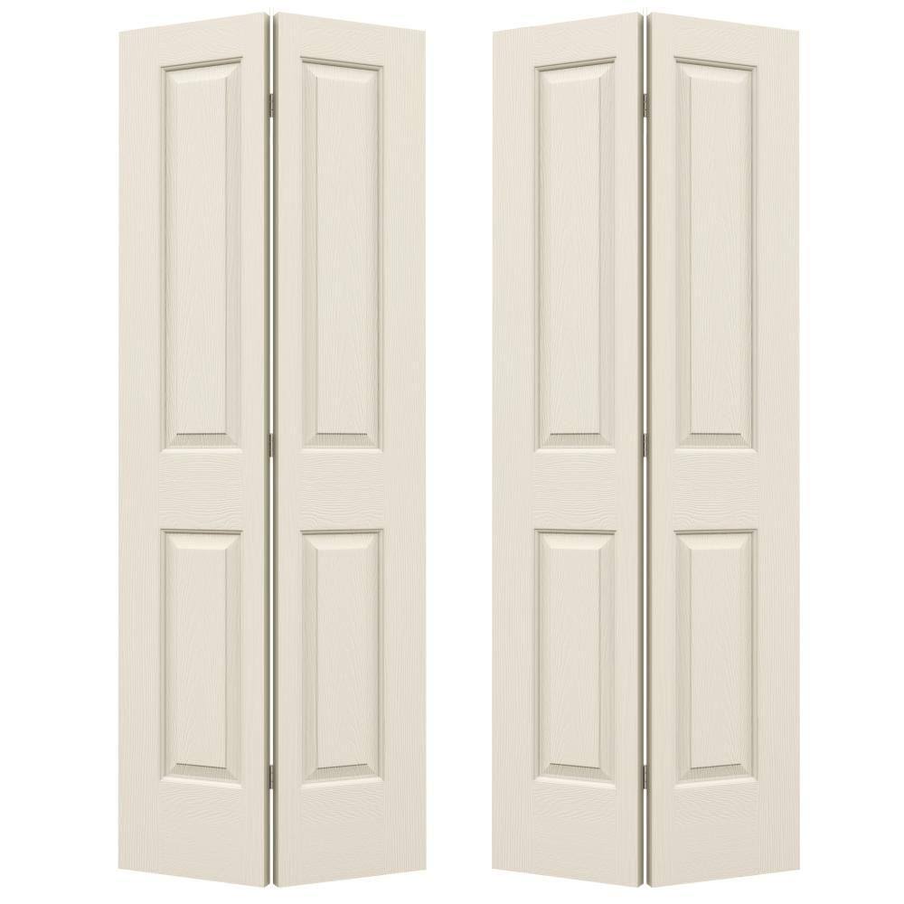72 in. x 80 in. Primed Smooth Composite MDF Closet Bi-Fold Double Door U42828