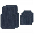 Navy Waterhog Car Mats with Chevron Pattern, Full Set of 4 G4094