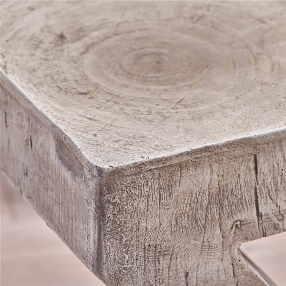 16 in. Light Gray Concrete Accent Table K72709