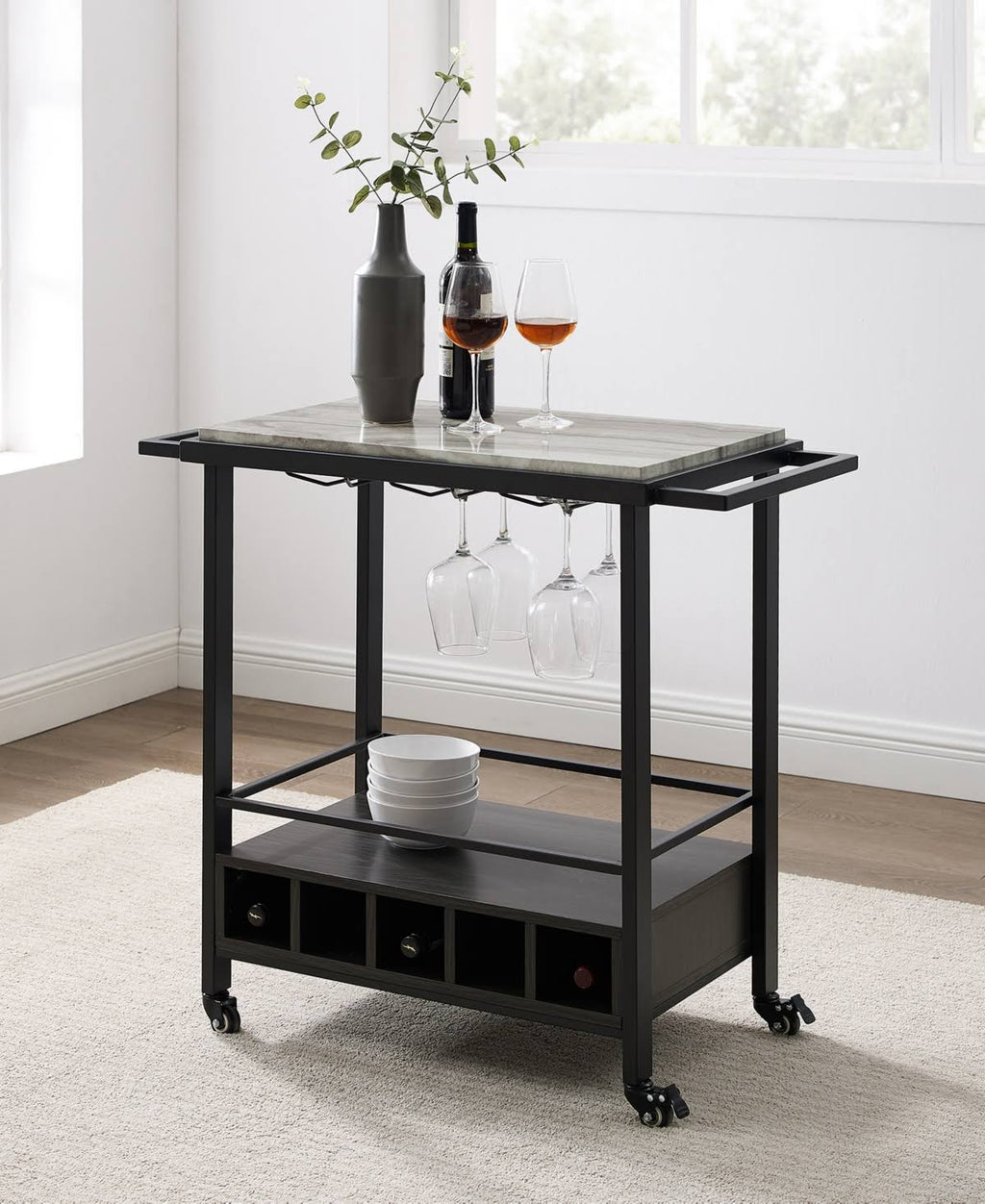 Gray Bar Serving Cart M15522