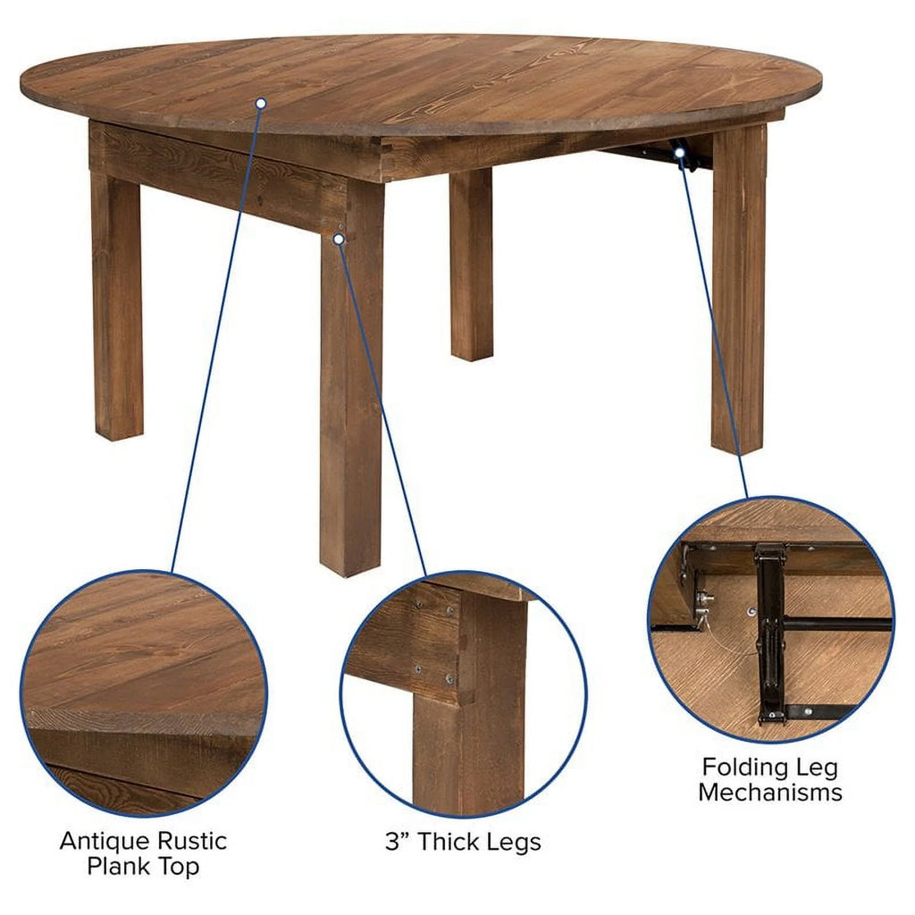 60" Round Farm Dining Table T325287