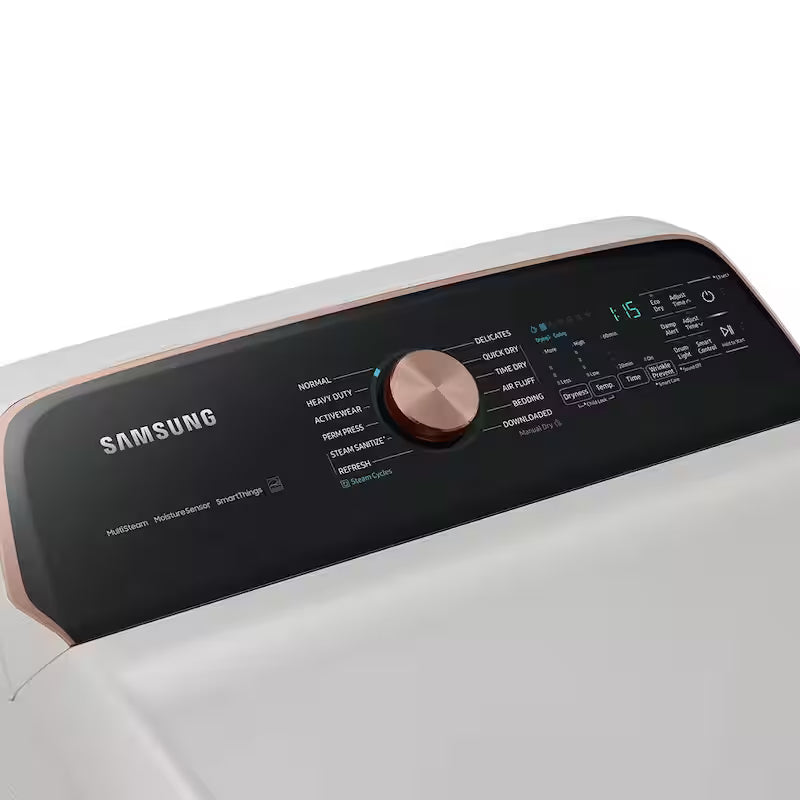 7.4 cu. ft. Vented Smart Gas Dryer with Steam Sanitize+ in Ivory L7632
