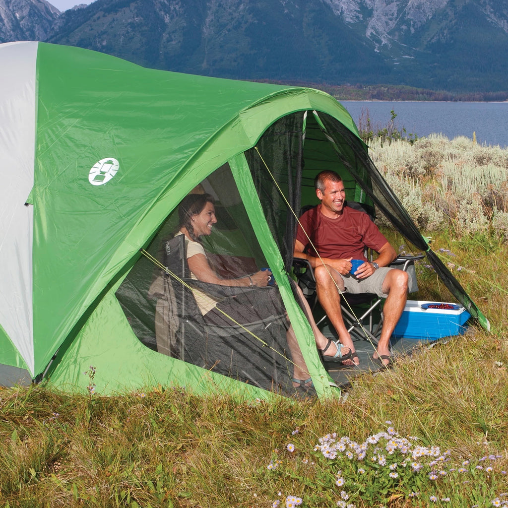 6-Person Dome Tent with Screen Room, Green C650863