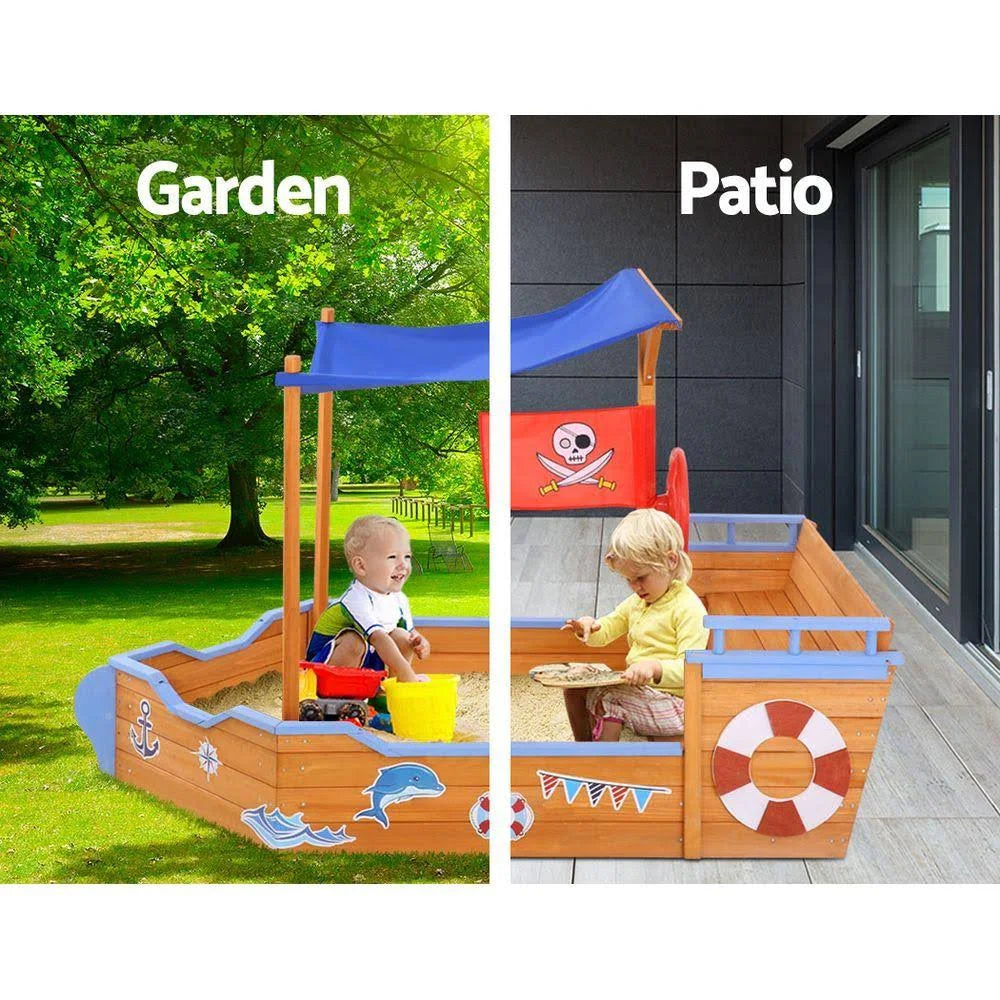Boat Sand Pit with Canopy Z166