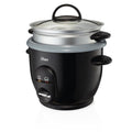 Black 6-Cup Nonstick Electric Rice Cooker D518