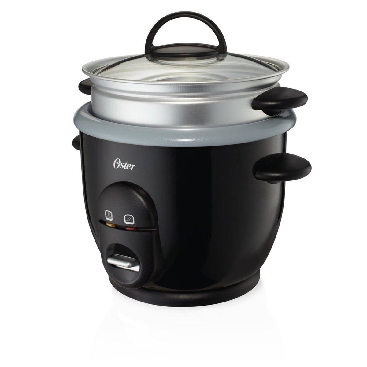 Black 6-Cup Nonstick Electric Rice Cooker D518