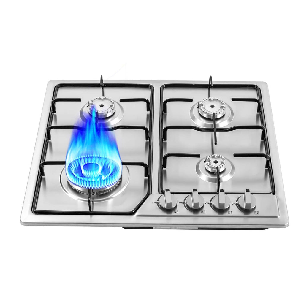 Stainless Steel Built-in Gas Cooktop 4 Burners Natural gas LPG K896