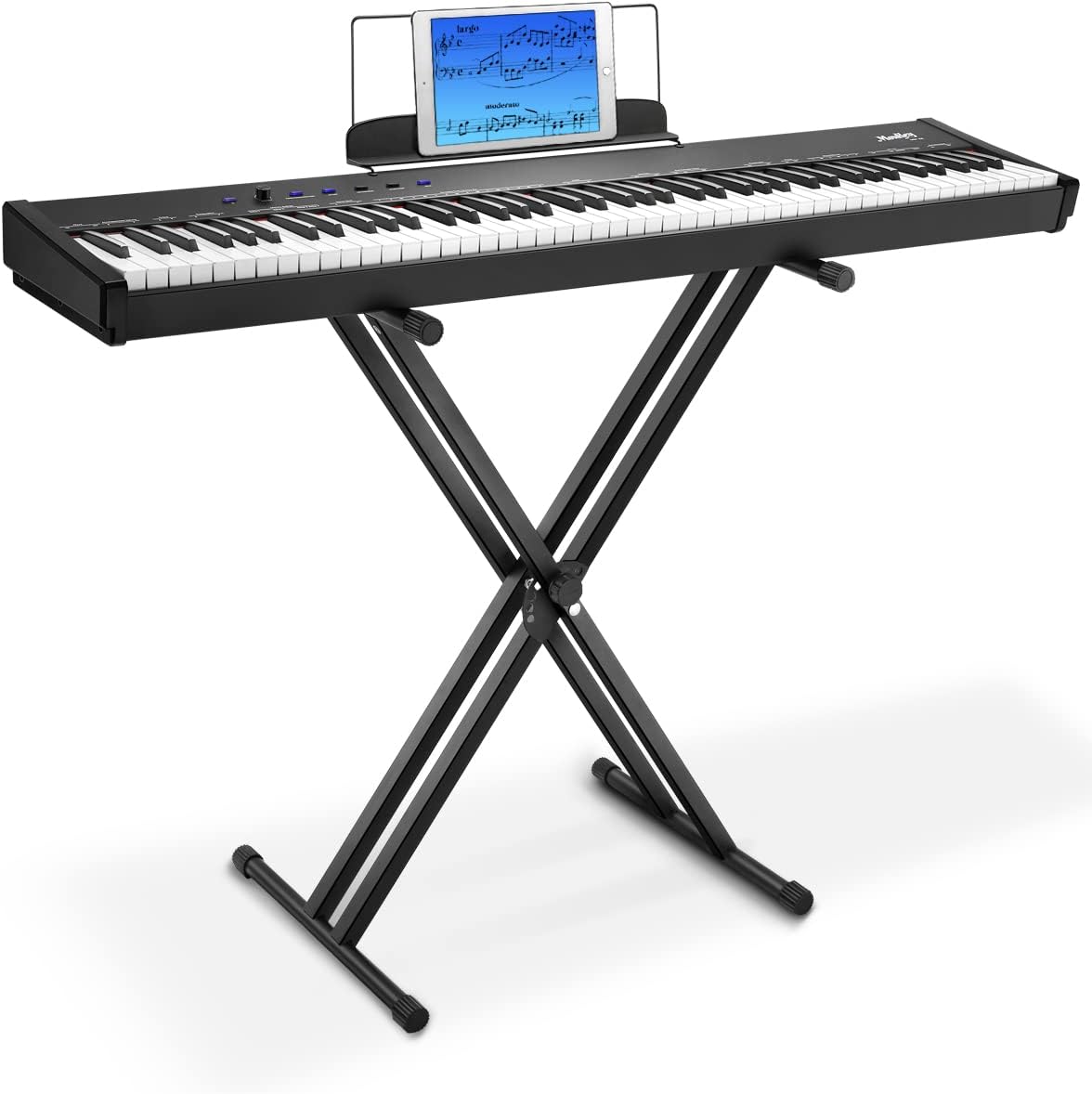 88-Key Semi-Weighted Digital Piano with Sustain Pedal M578535