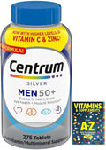 50+ Multivitamin 275 Tablets J986