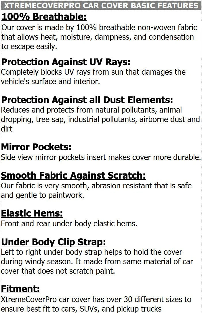 Gray Car Cover B3511