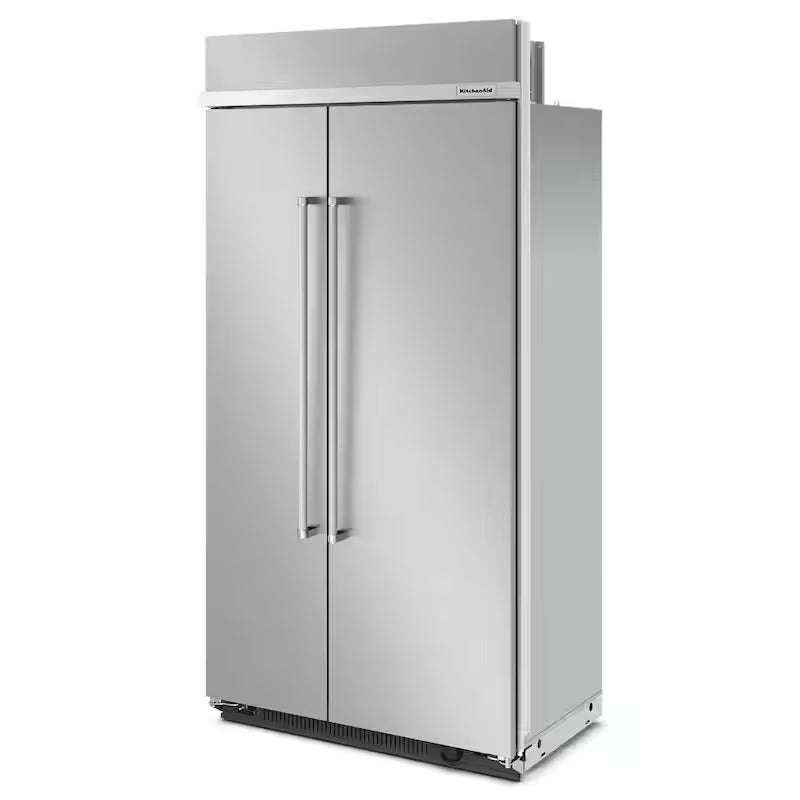 42 in. 25.5 cu. ft. Side-by-Side Refrigerator in Stainless Steel T89701