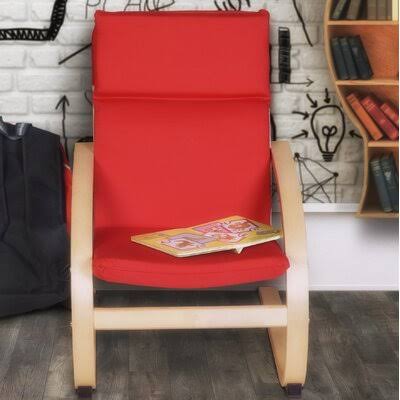Red Cotton Children's Recliner I547254