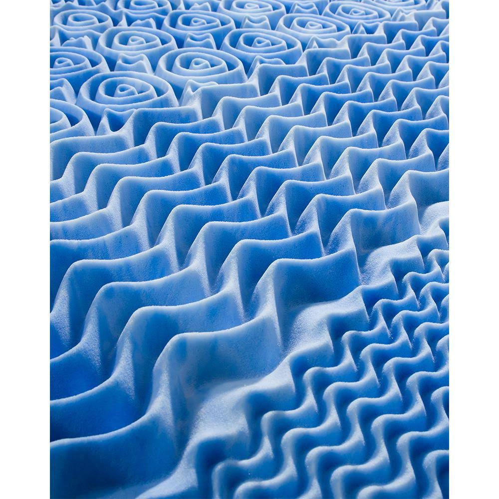 5 Zone Convoluted RV King Gel Memory Foam Topper Q16488