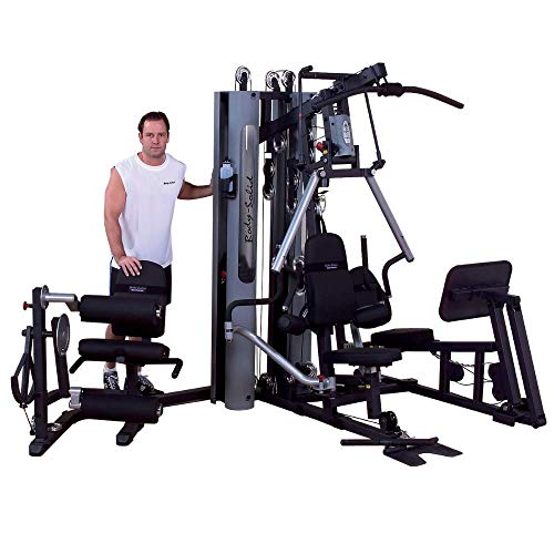 210lbs Multi-Station Gym Machine with Leg and Calf Press Attachment T128806