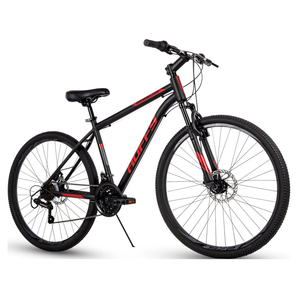 Black and Red Mountain Bikes D607380