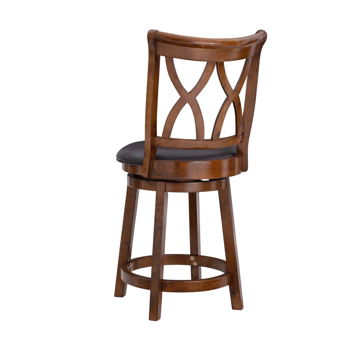 Rustic Oak Swivel Counter Stool H6267