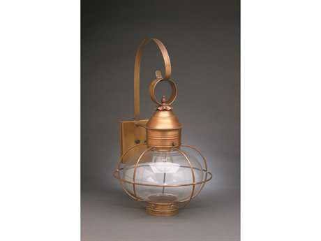 Outdoor Wall Light Dark Brass Clear 2-Light Candelabra J4317