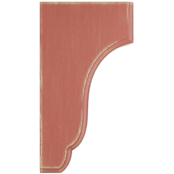 Salvage Red Wood Corbel N419