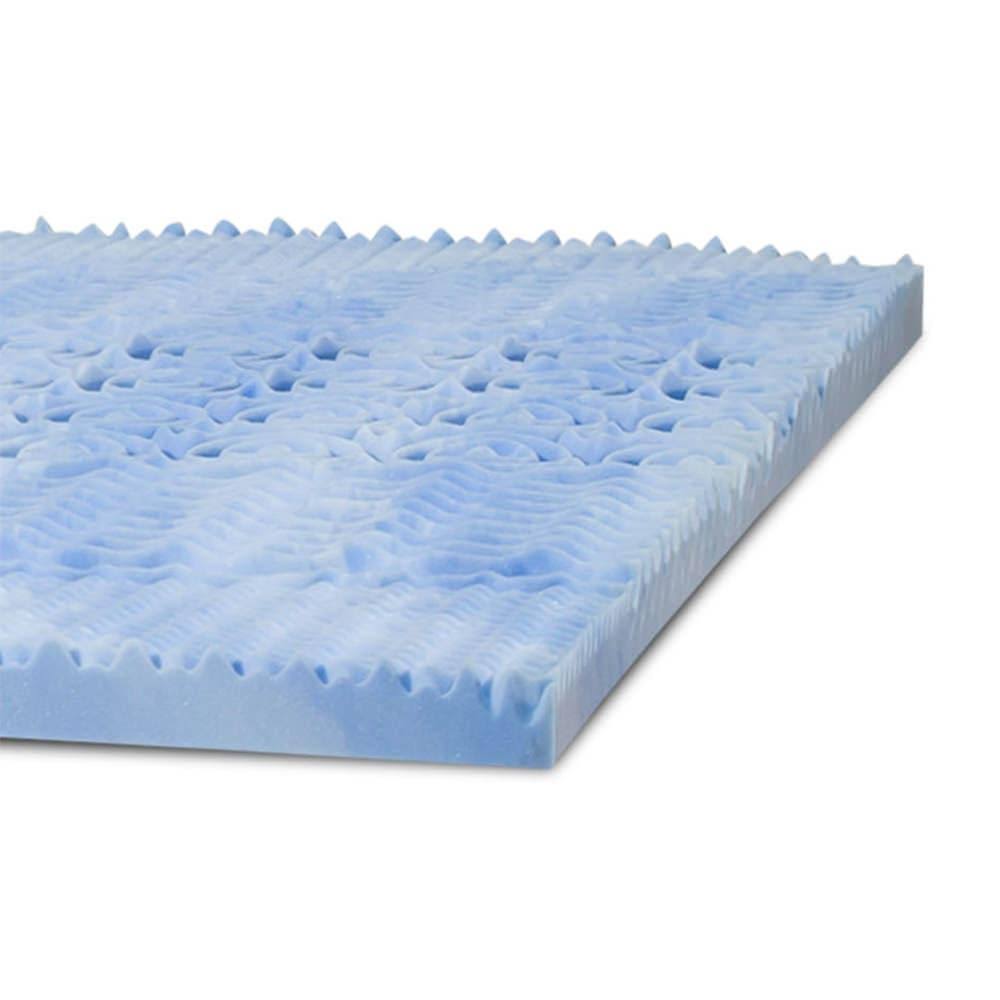 5 Zone Convoluted RV King Gel Memory Foam Topper Q16488