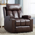 Leather Recliner Chair with 2 Cup Holders Single Sofa K9625