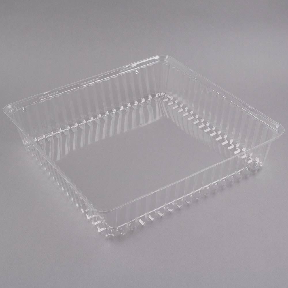 Clear Plastic Square Dome Lid - 40/Case I544
