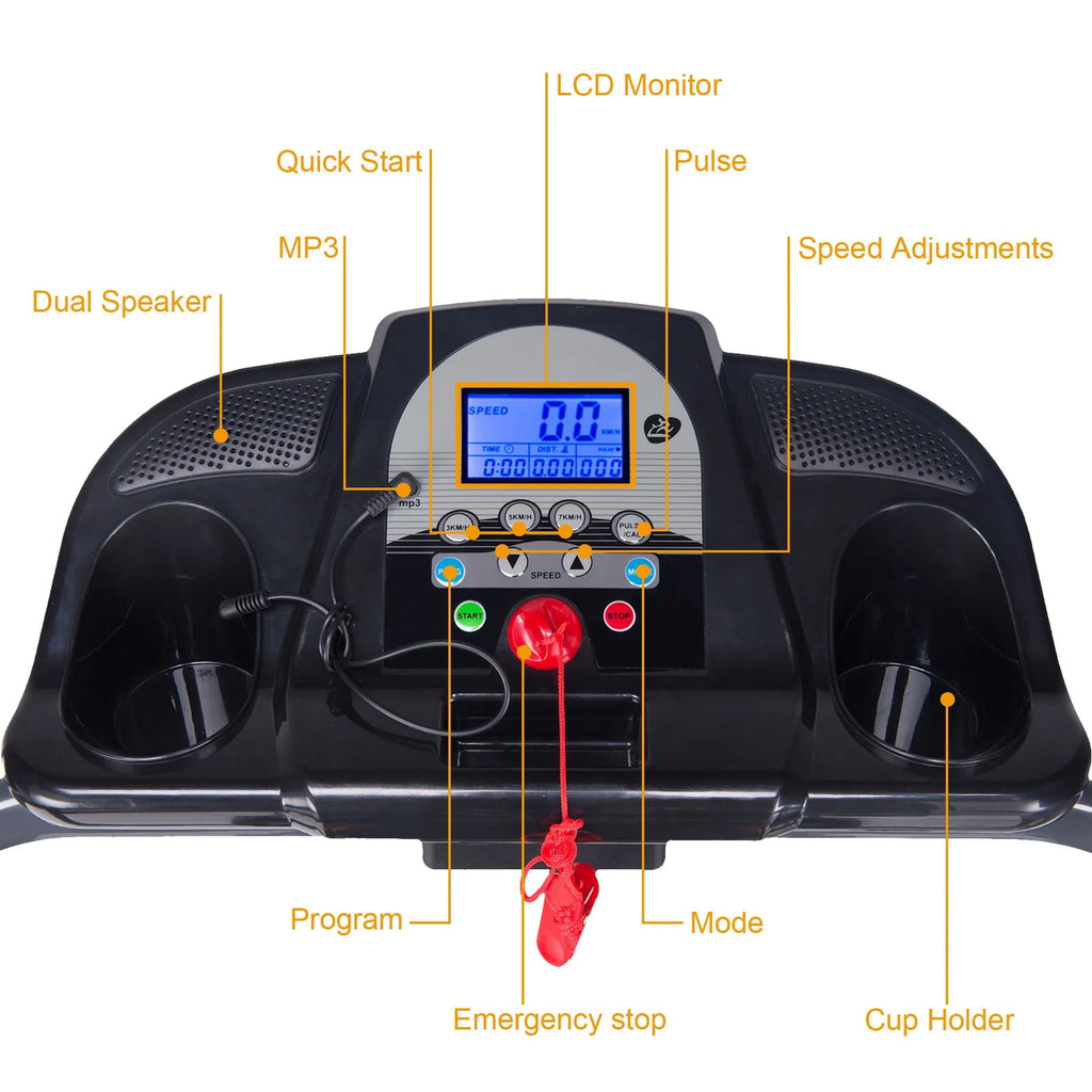 Foldable Incline Motorized Treadmill V843