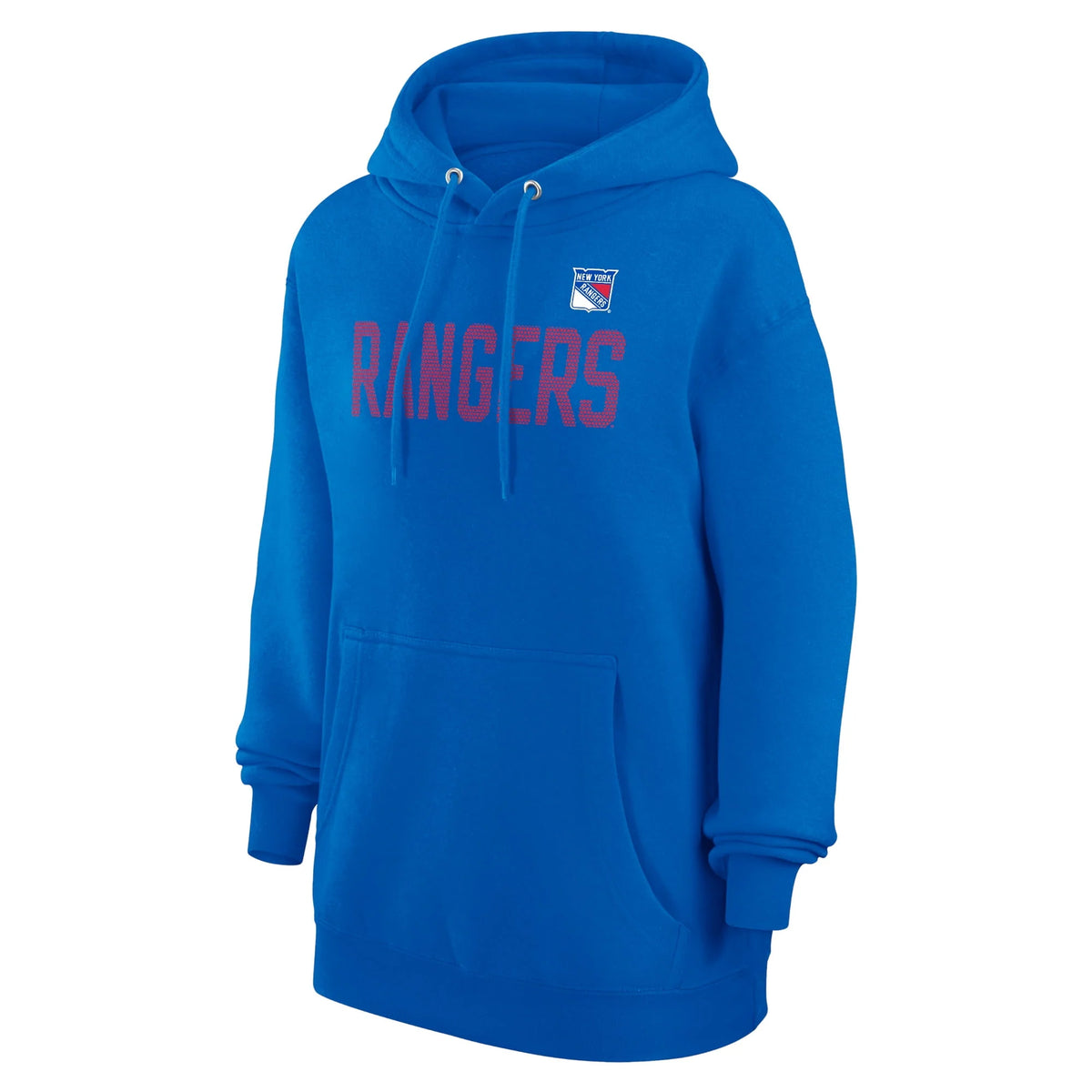 Blue Dot Print Pullover Hoodie I2256