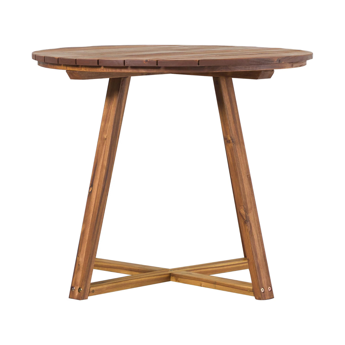 30” Solid Acacia Wood Outdoor Dining Table Q3601