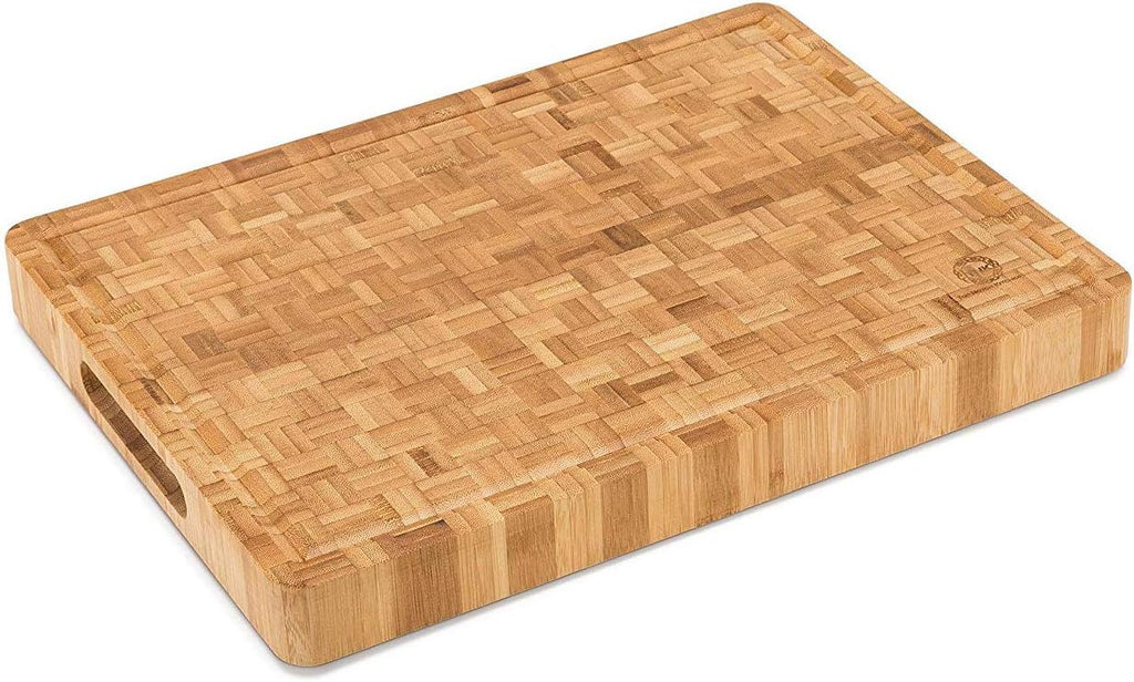 End Grain Bamboo Cutting Board, Extra Large, Pack of 2 R84118