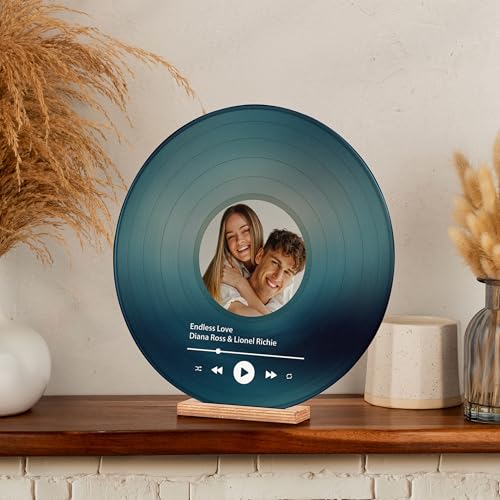 Decorative Vinyl Record with Custom Photo N493