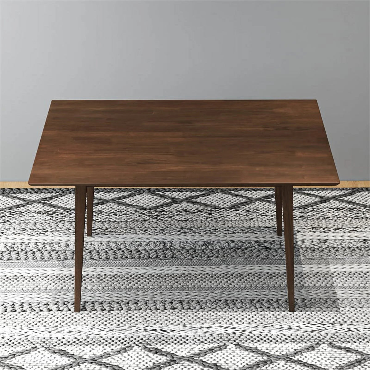 Solid Wood Walnut 47" Rectangular Dining Table B379878