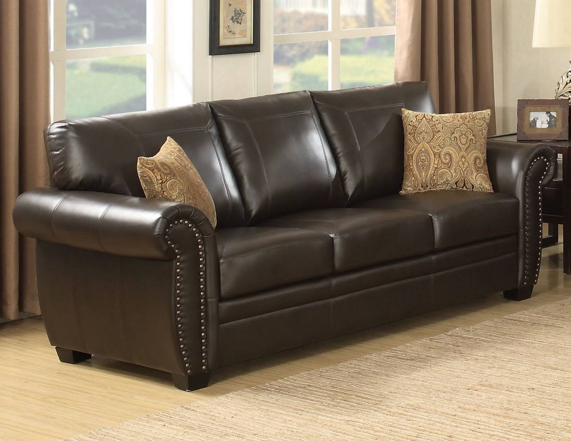 Brown Fabric Sofa Y605107