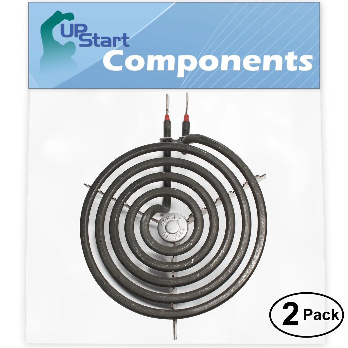2-Pack 6 inch 5 Turns Surface Burner Element for Range Stove Cooktop V59934