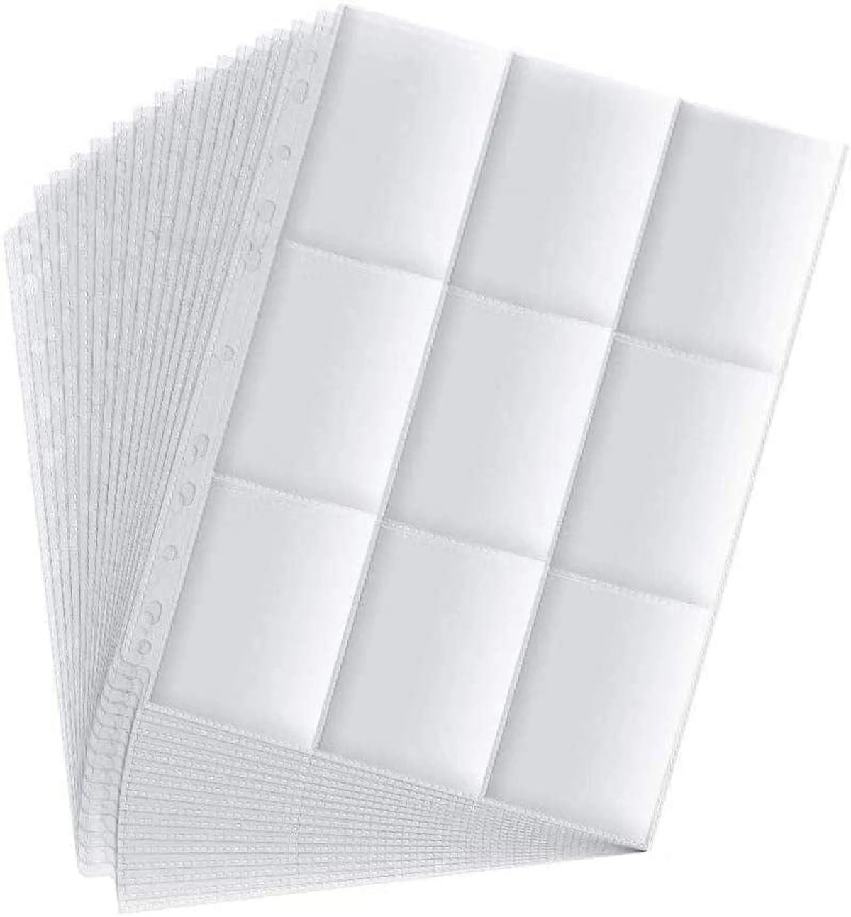 150 Pack Double Side 9-Pocket Trading Card Sleeve Pages Y942614