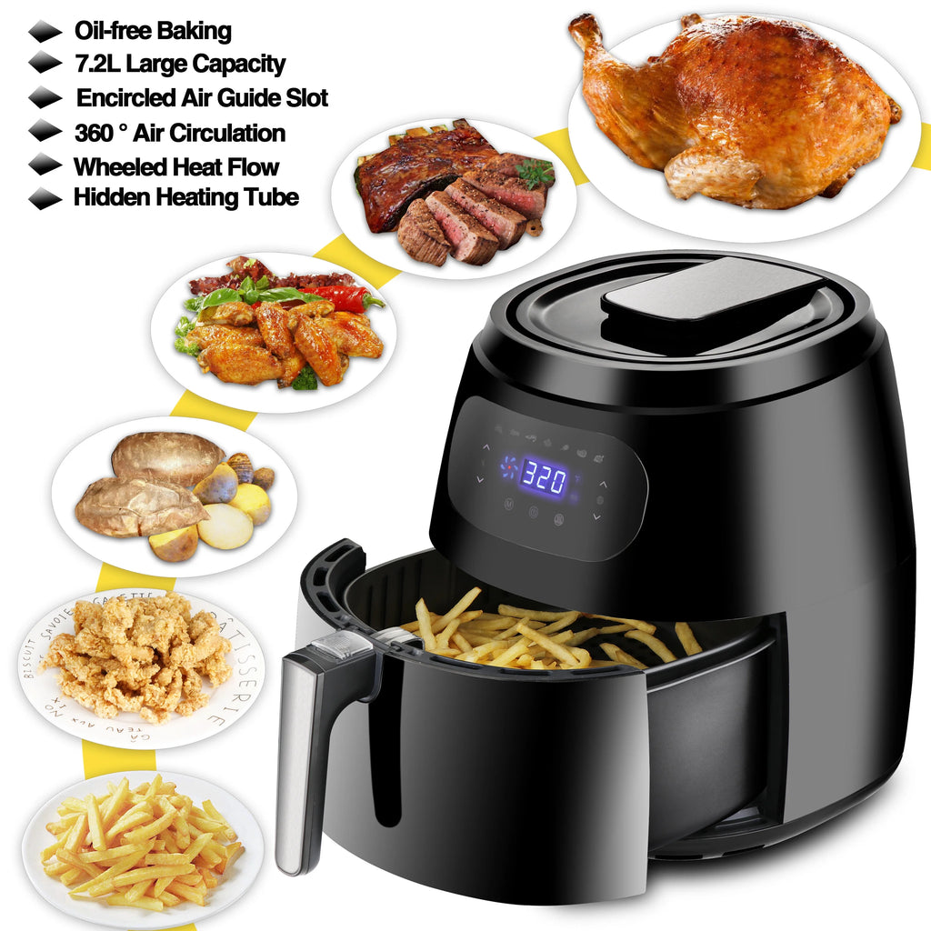 1700W Digital Multi-Functional Air Fryer 7.6 Qt U1668