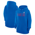 Blue Dot Print Pullover Hoodie I2256