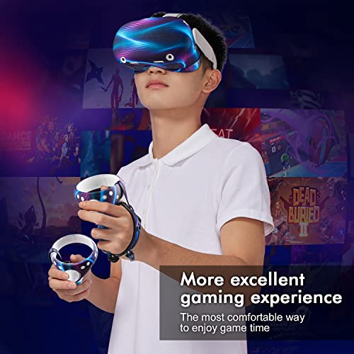 VR Accessory Set with Controller Grip Leather Cover, Shell Cover, Face Cover R92184