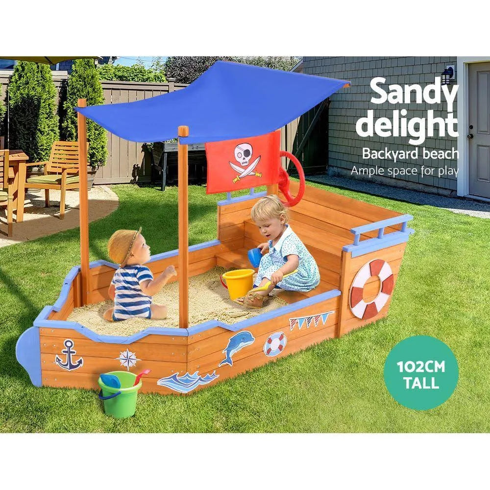 Boat Sand Pit with Canopy Z166