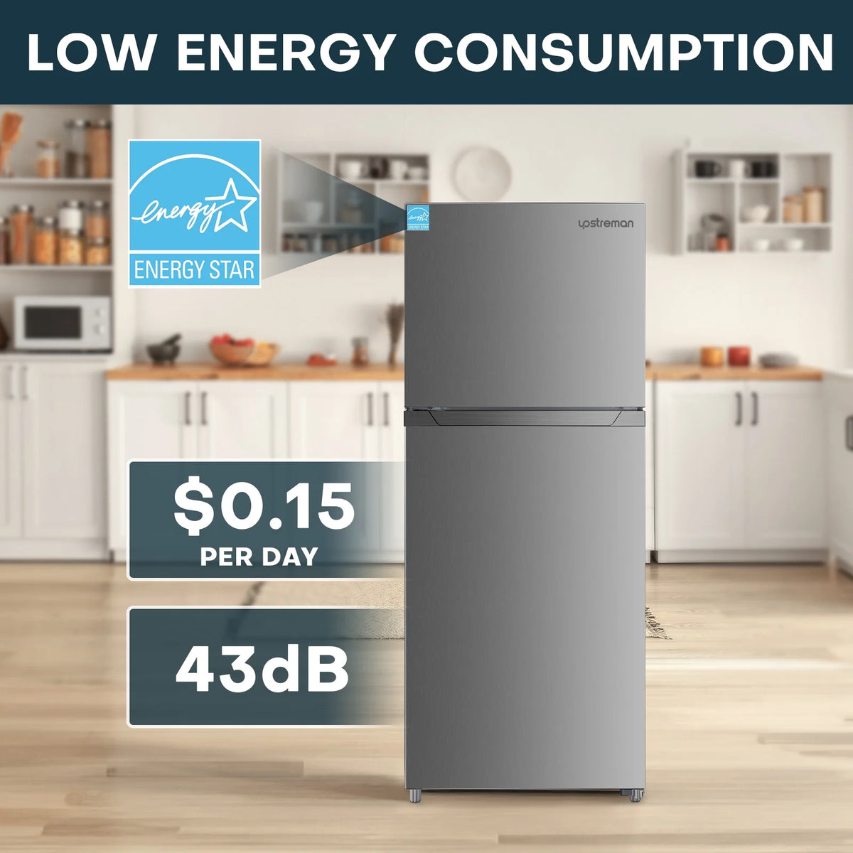 11.6 Cu.Ft. Double Door Fridge with Top Freezer X421