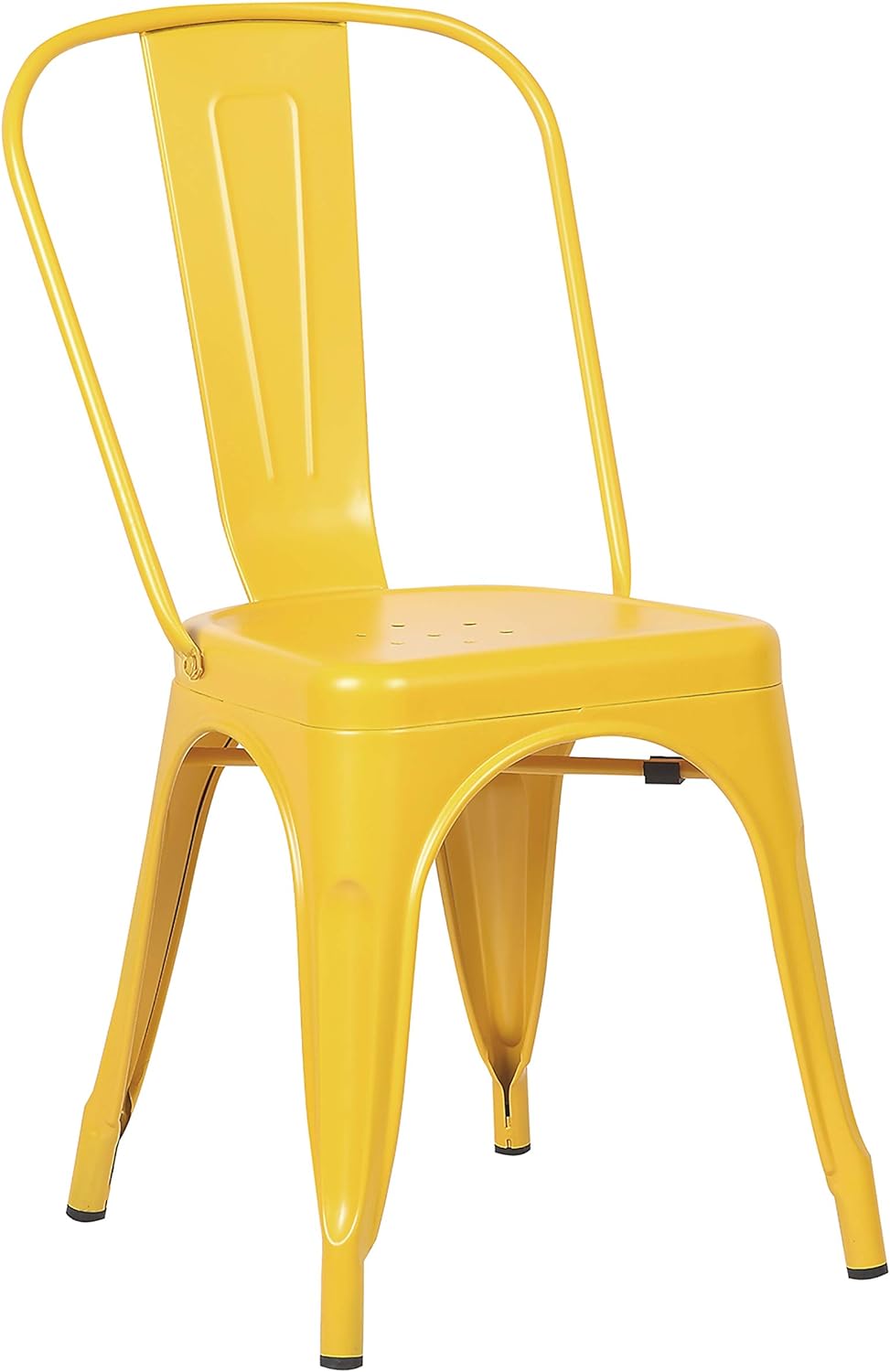 Yellow Metal Stackable Dining Chair (Set of 4) L978
